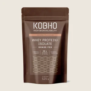 WHEY PROTEIN+ ISOLATE 525G  KOBHO CACAO